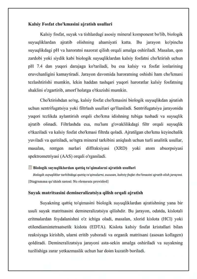 Qattiq to'qimalarni biologik suyuqliklardan ajratish 4