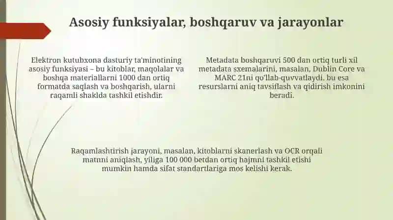 Elektron kutubxona dasturiy ta'minoti bilan ishlash 4