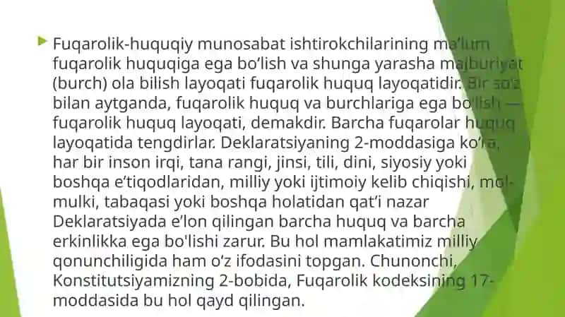 Oila qonunchiligida voyagayetmaganlarning huquq va majburiyatlari 4