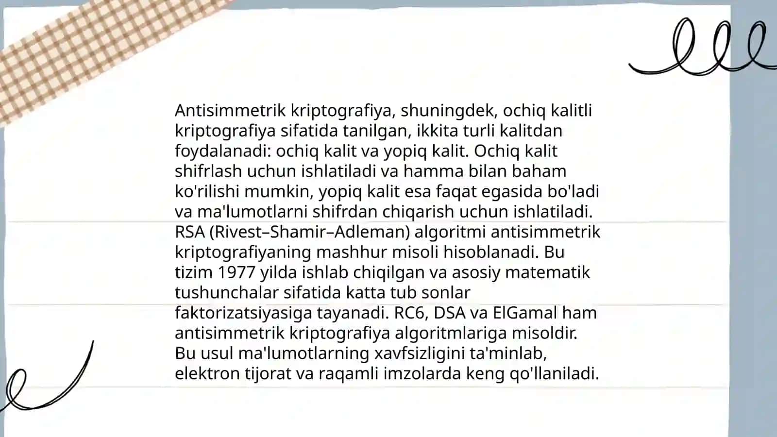 Simmetrik va antisimmetrik orinalmashtrish algoritmlari 4