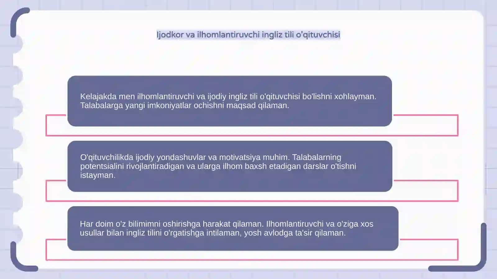 Ingiliz tili o'qituvchisi 4