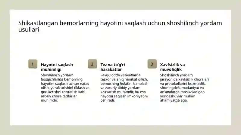 Shikastlangan bemorlarni parvarish qilish asoslari 4