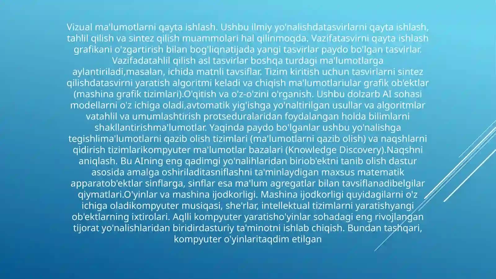 Sun'iy intellekt va ekspert tizimlari 4