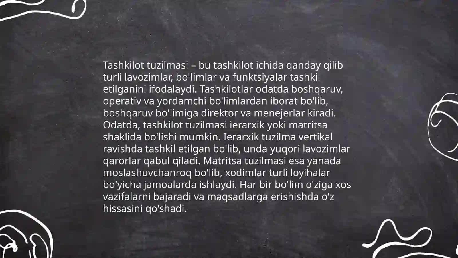 Biznesni boshqarish tamoyillari 4