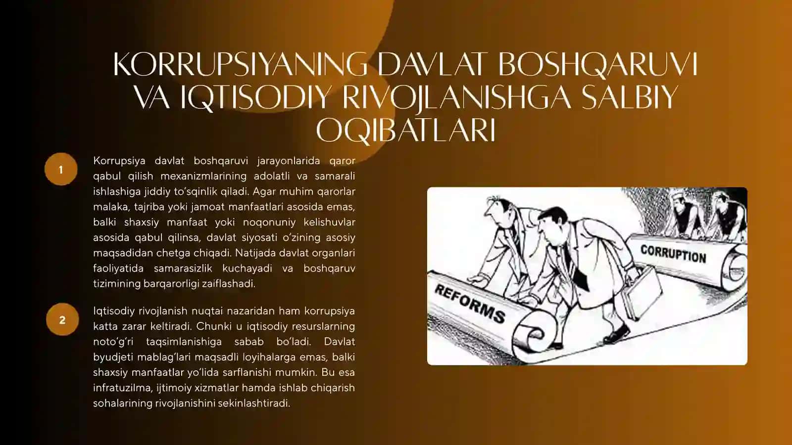 KORRUPSIYA – Jamiyat taraqqiyotiga tahdid! 4