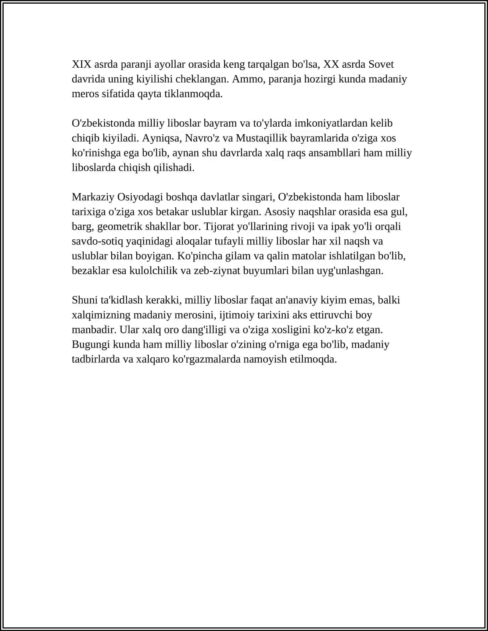 MILLIY LIBOSLAR 4