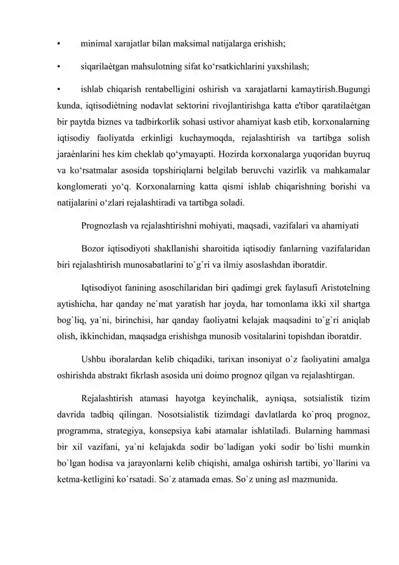 Bozor munosabatlari sharoitida boshqaruvning mohiyati maqsadi vazifalari va 4