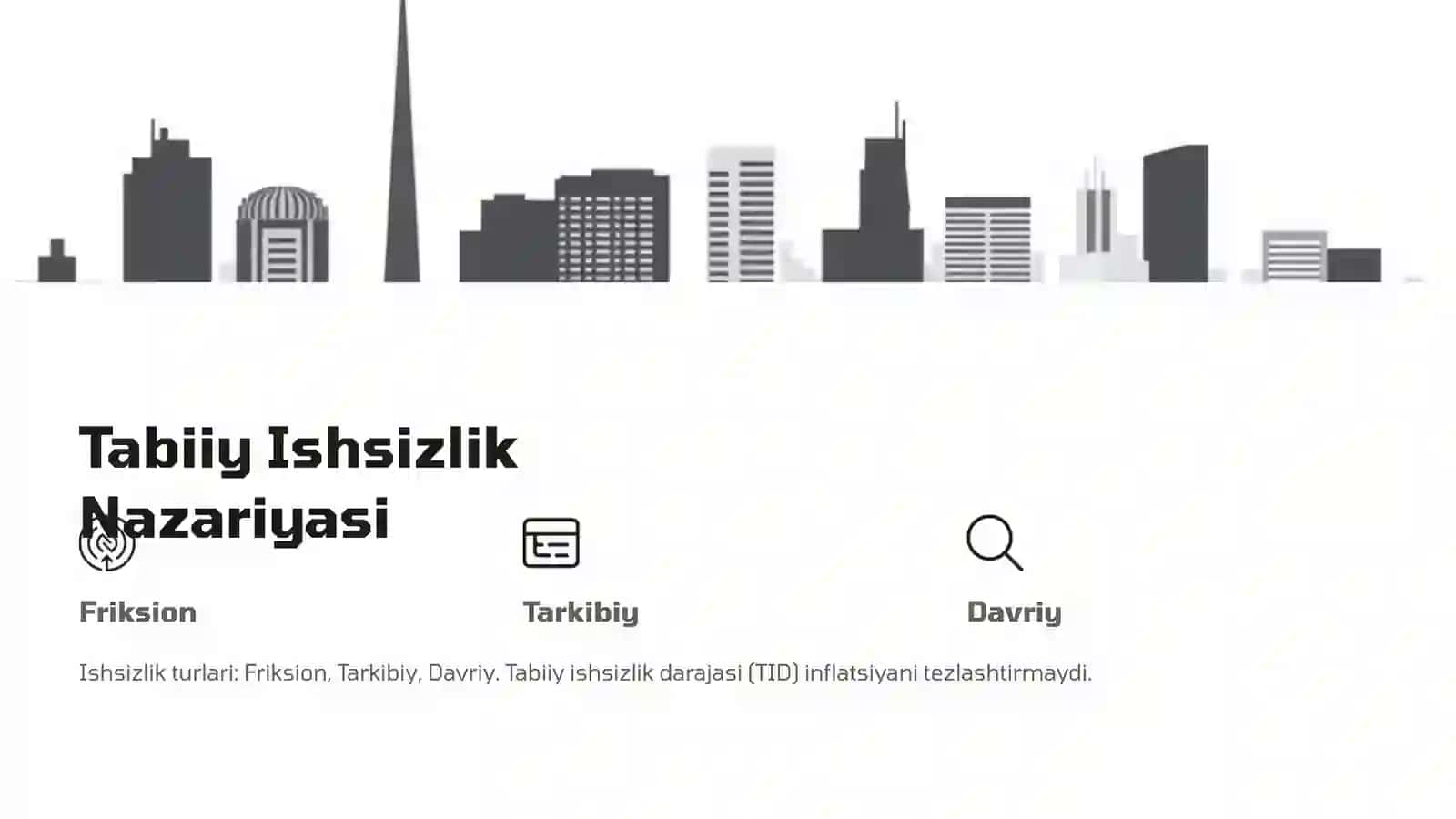 Real va Nominal YaIM va Tabiiy Ishsizlik Nazariyasi 4