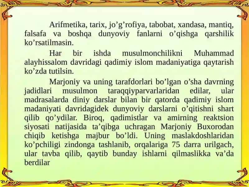 Turkistono’lkasida jadidchilikharakati 4