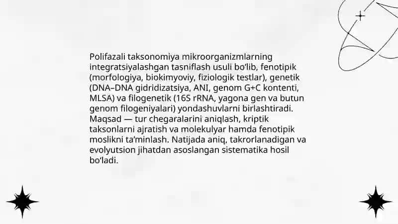 Mikroorganizmlarning zamonaviy sistematikasi 4