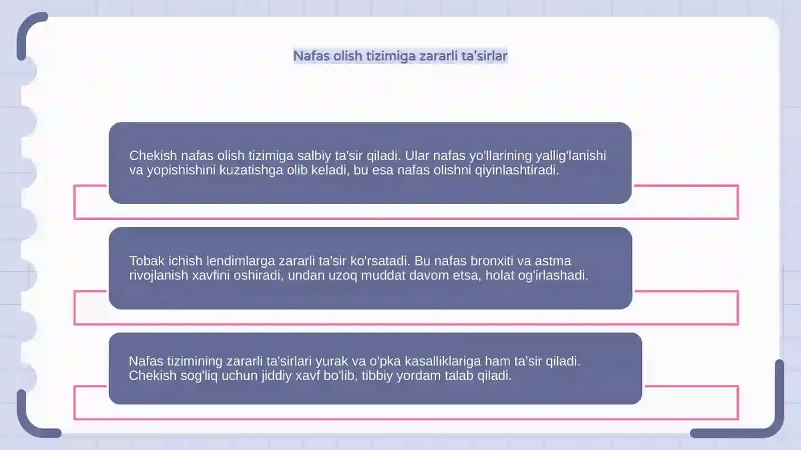 Chekishning nafas azolariga salbiy taʼsiri 4