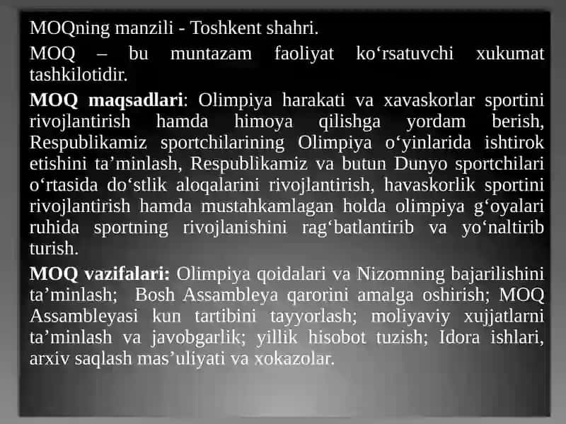O‘zbekistonda Olimpiya harakatini boshqarilishi 4