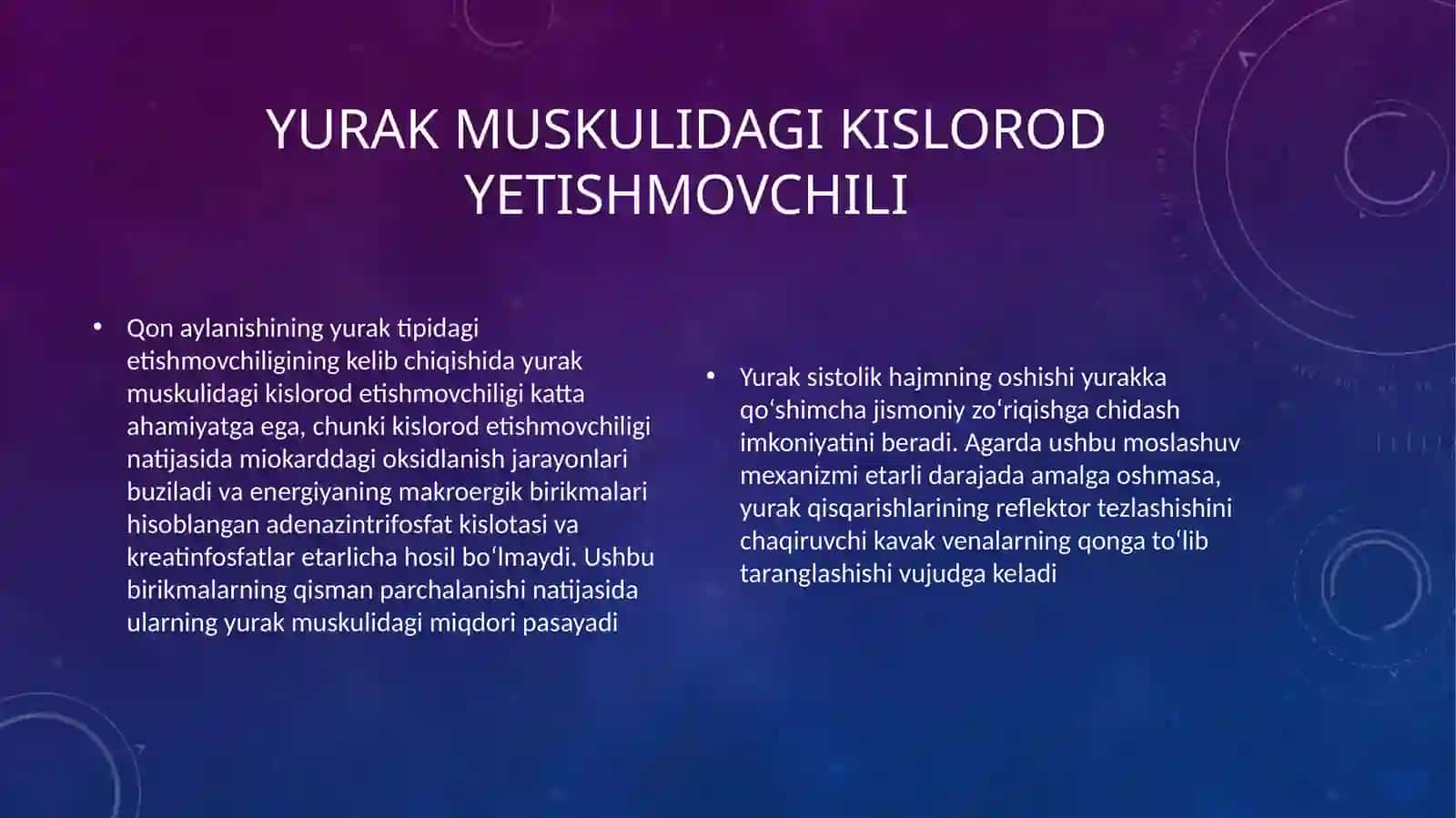 Yurak muskullari xususiyatlarining buzulishi 4
