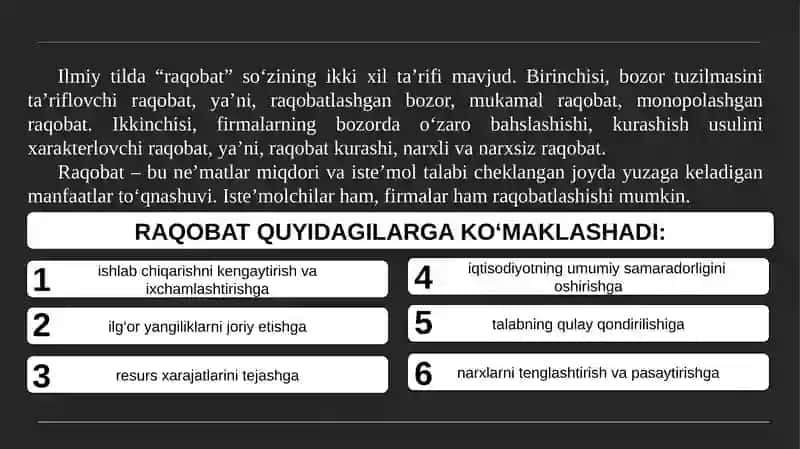 MIKROIQTISODIYOT. MAKROIQTISODIYOT FANIDAN BAJARGAN MUSTAQILISHI 4