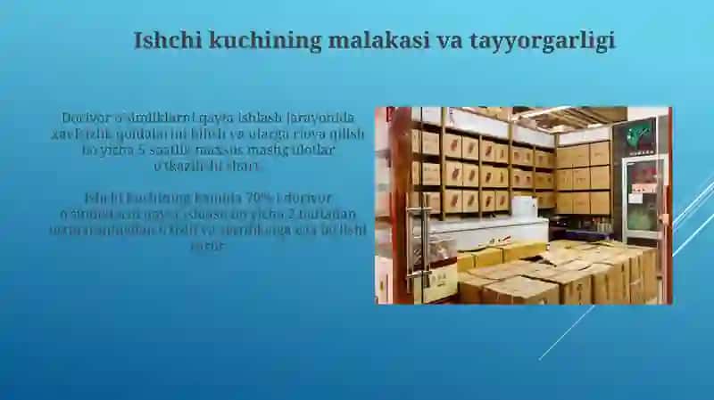 Dorivor o'simliklarini dastlabki qayta ishlash va saqlashni tashkil etish 4