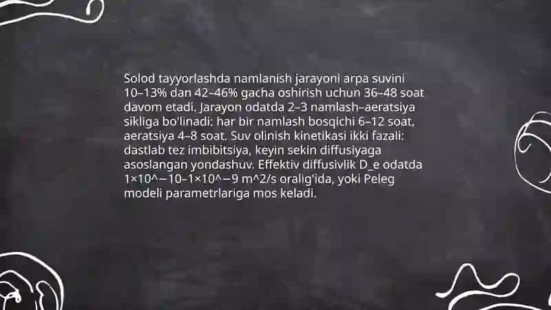 Spirt ishlab chiqarish texnologiyasi fanidan tayyorlagan 4