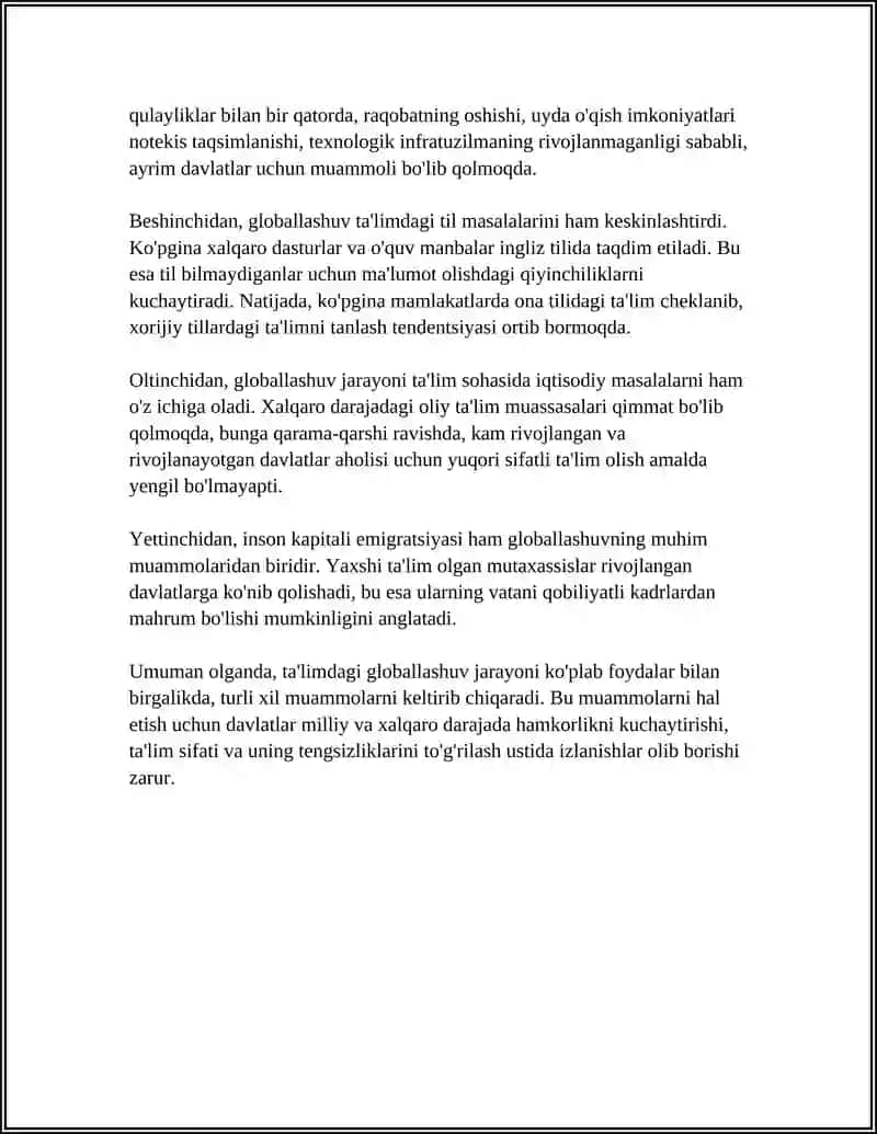 TA'LIM GLOBAL MUAMMO SIFATIDA 4