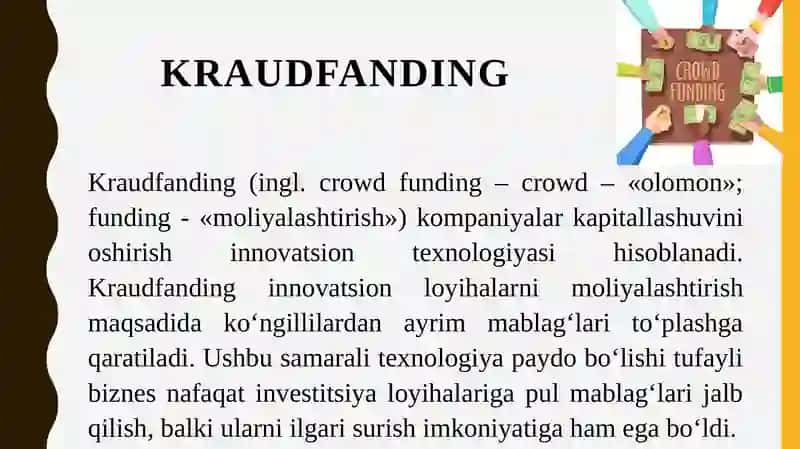 Biznesda kraudsorsing va kraudfanding yangi imkoniyatlari 4