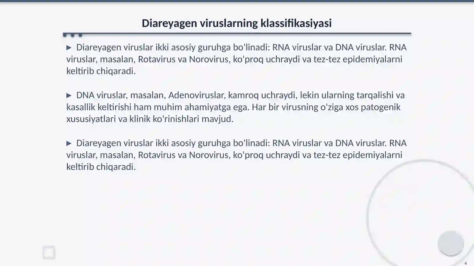 Diareyagen viruslar 4