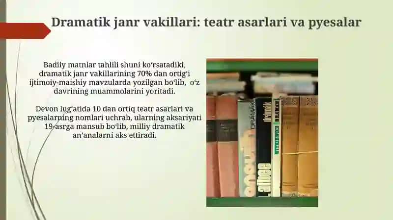 Devoni Lug'otning Adabiy Janrlari 4