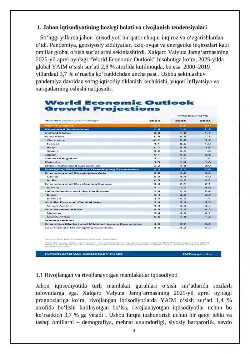 Jahonning global iqtisodiy muammolari 4