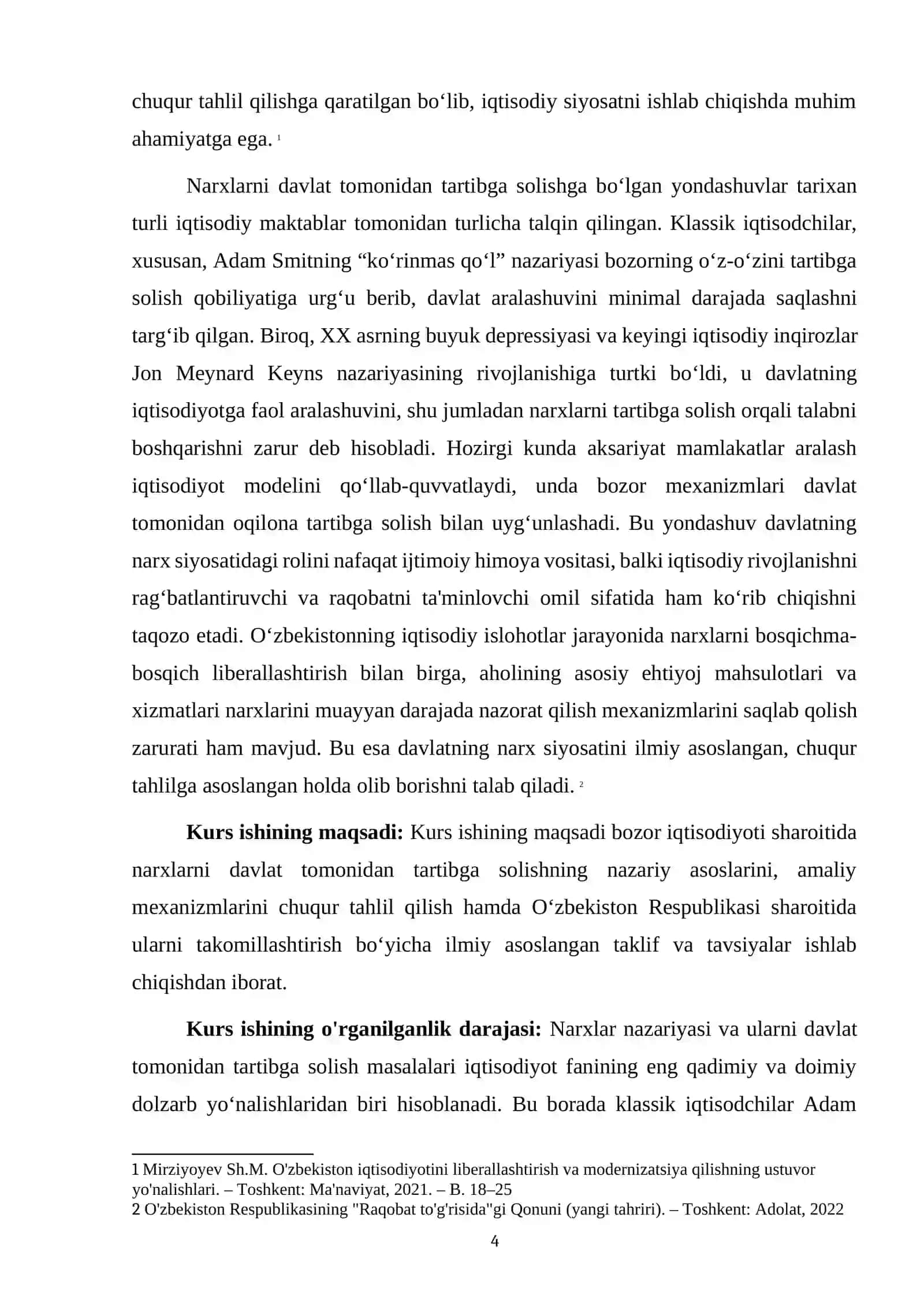 BOZOR IQTISODIYOTIDA NARX MEXANIZMINING NAZARIY ASOSLARI VA DAVLAT ARALASHUVINING ZARURATI 4