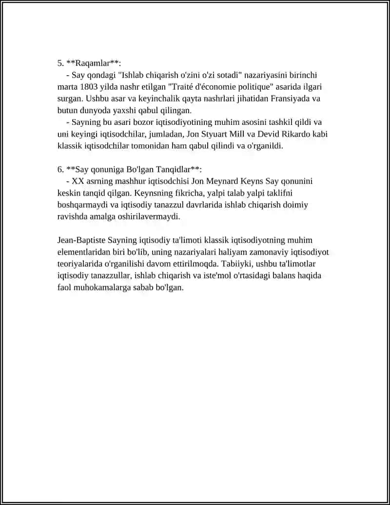 JEAN BAPTISTE SEYNING IQTISODIY TA’LIMOTI 4