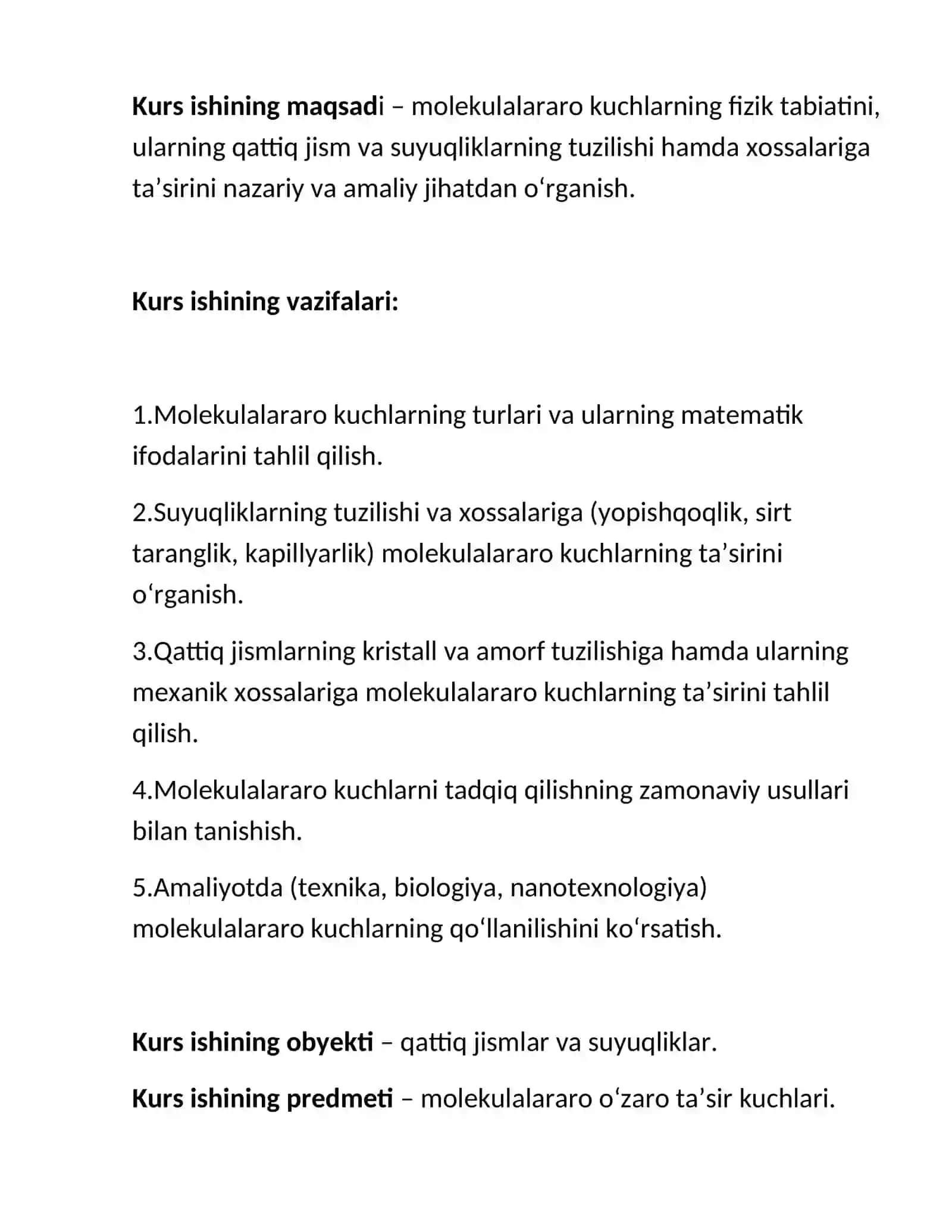 Molekulalararo kuchlarning qattiq jism va suyuqlik tuzilishiga ta’siri 4