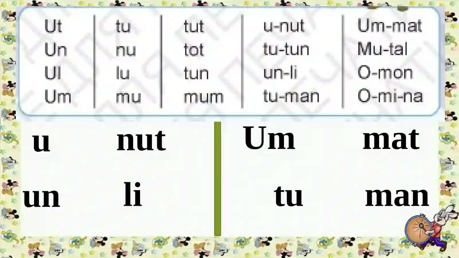 [u]tovushi.Uuharfini mustahkamlash 4