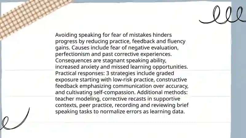 Mistakes in language learning 4