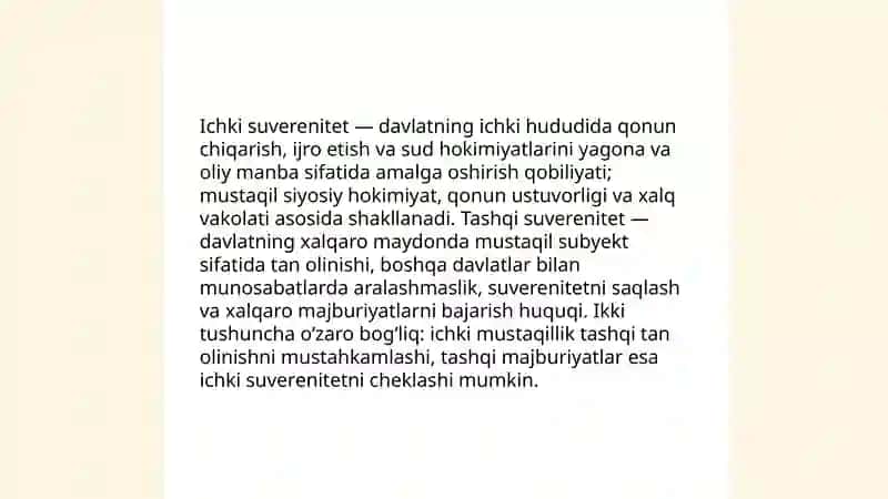 Xalqaro huquq va davlat suvereniteti 4