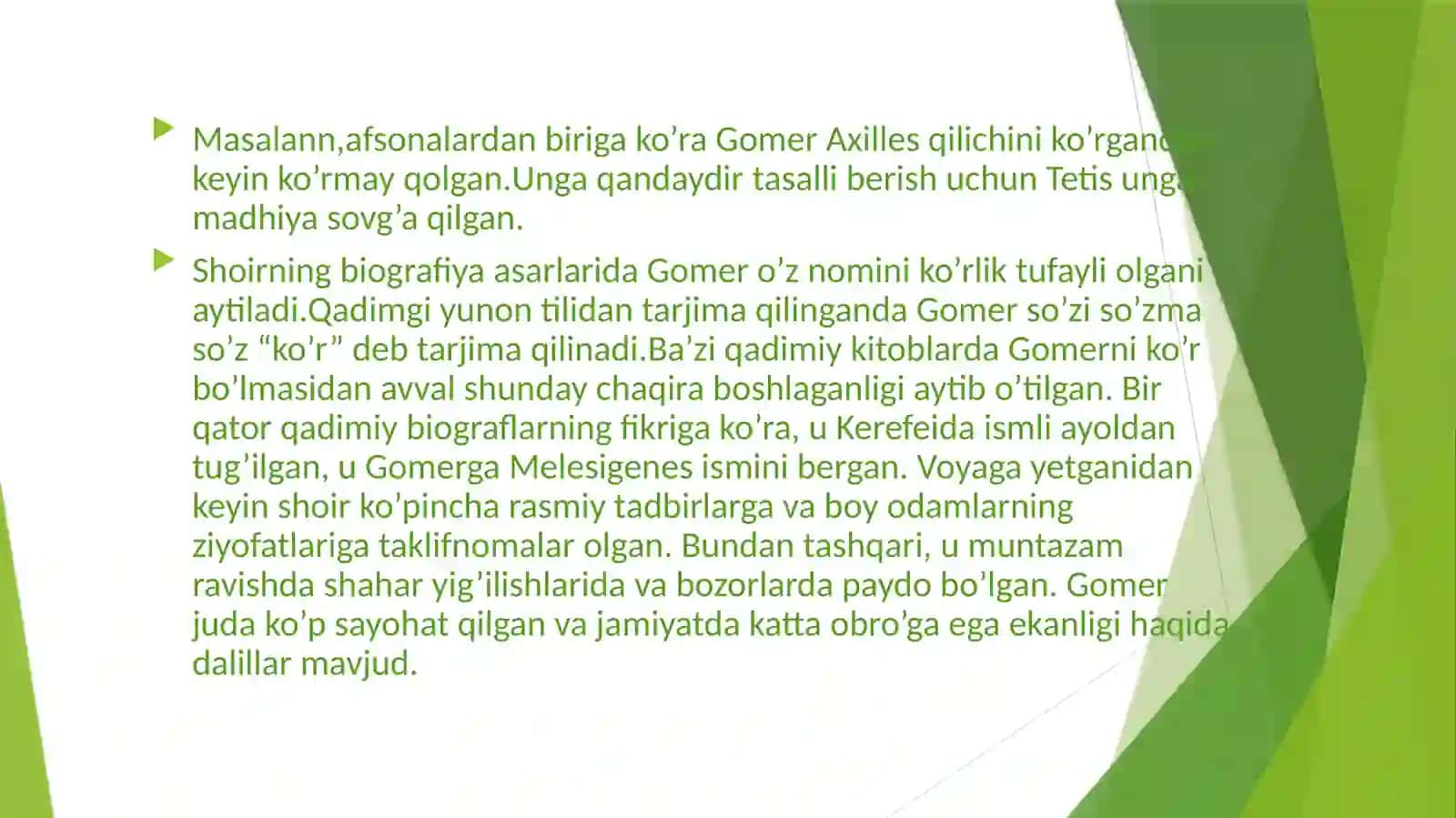 Gomer hayoti va faoliyati 4