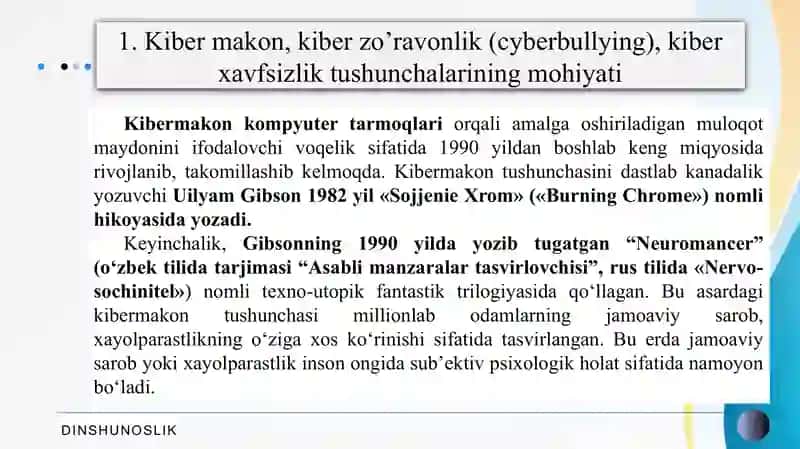 Kiber makonda din. Missionerlik va prozelitizmning ijtimoiy- siyosiy xavfi 4