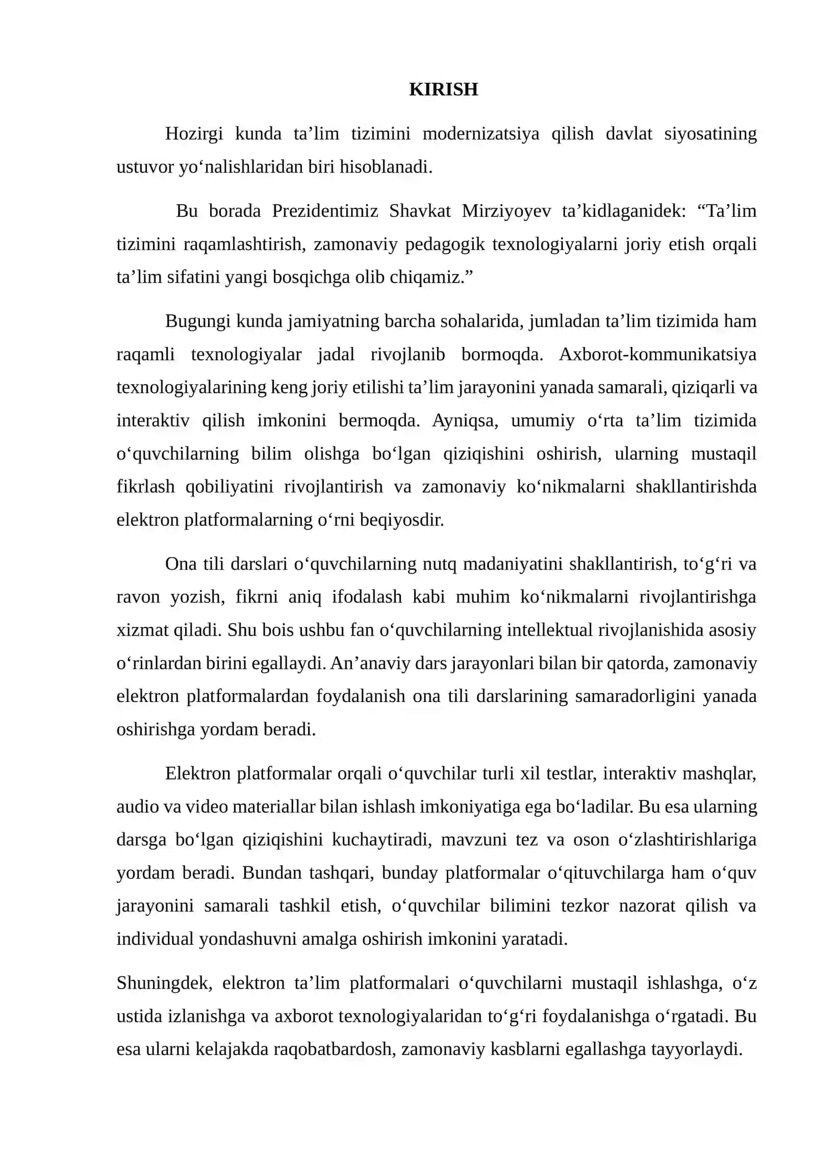 ONATILI DARSLARIDA ELEKTRON PLATFORMALARDAN FOYDALANISH IMKONIYATLARI 4