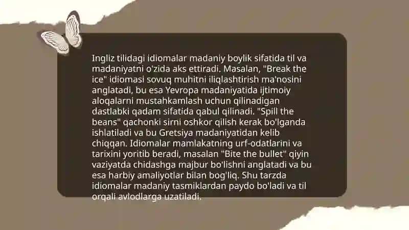 Ingliz lingvokulturologiyasi 4
