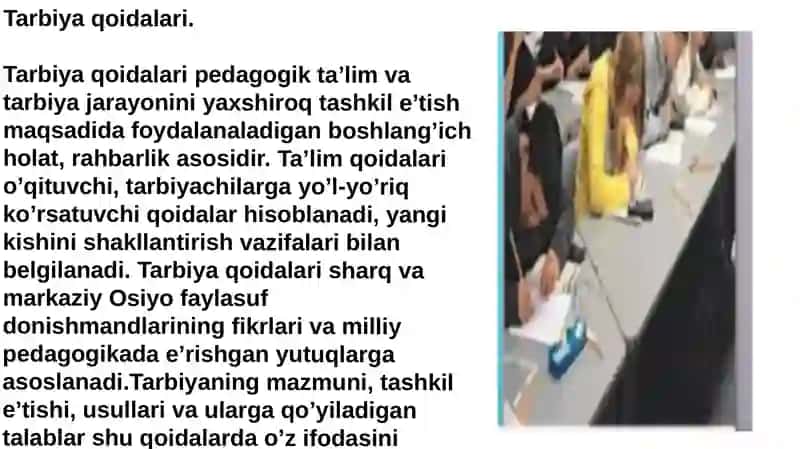 Tarbiya faoliyati 4