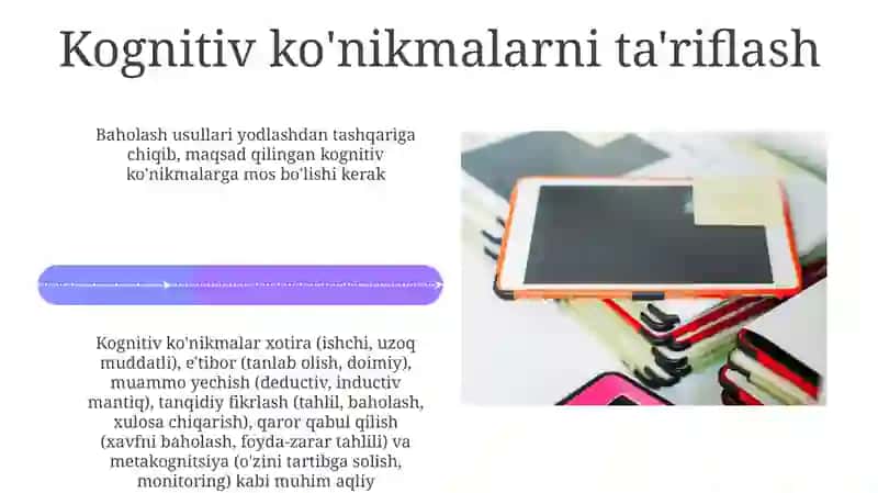 Kognitivlikni shakllantirish 4