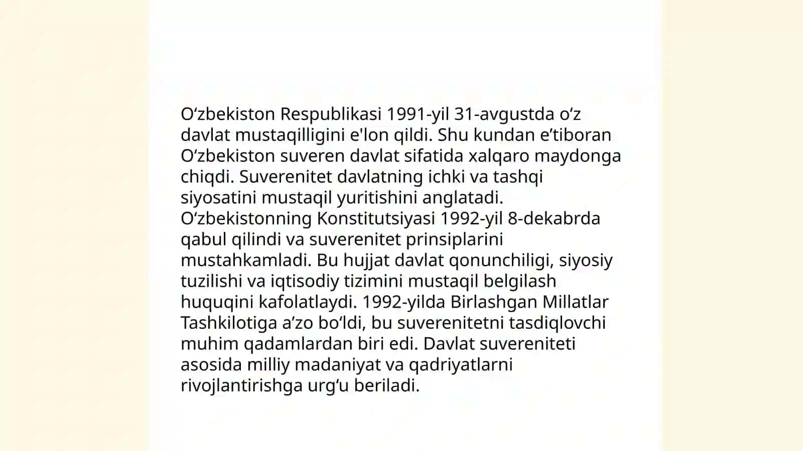 O‘zbekiston Respublikasining milliy davlat tuzilishi 4