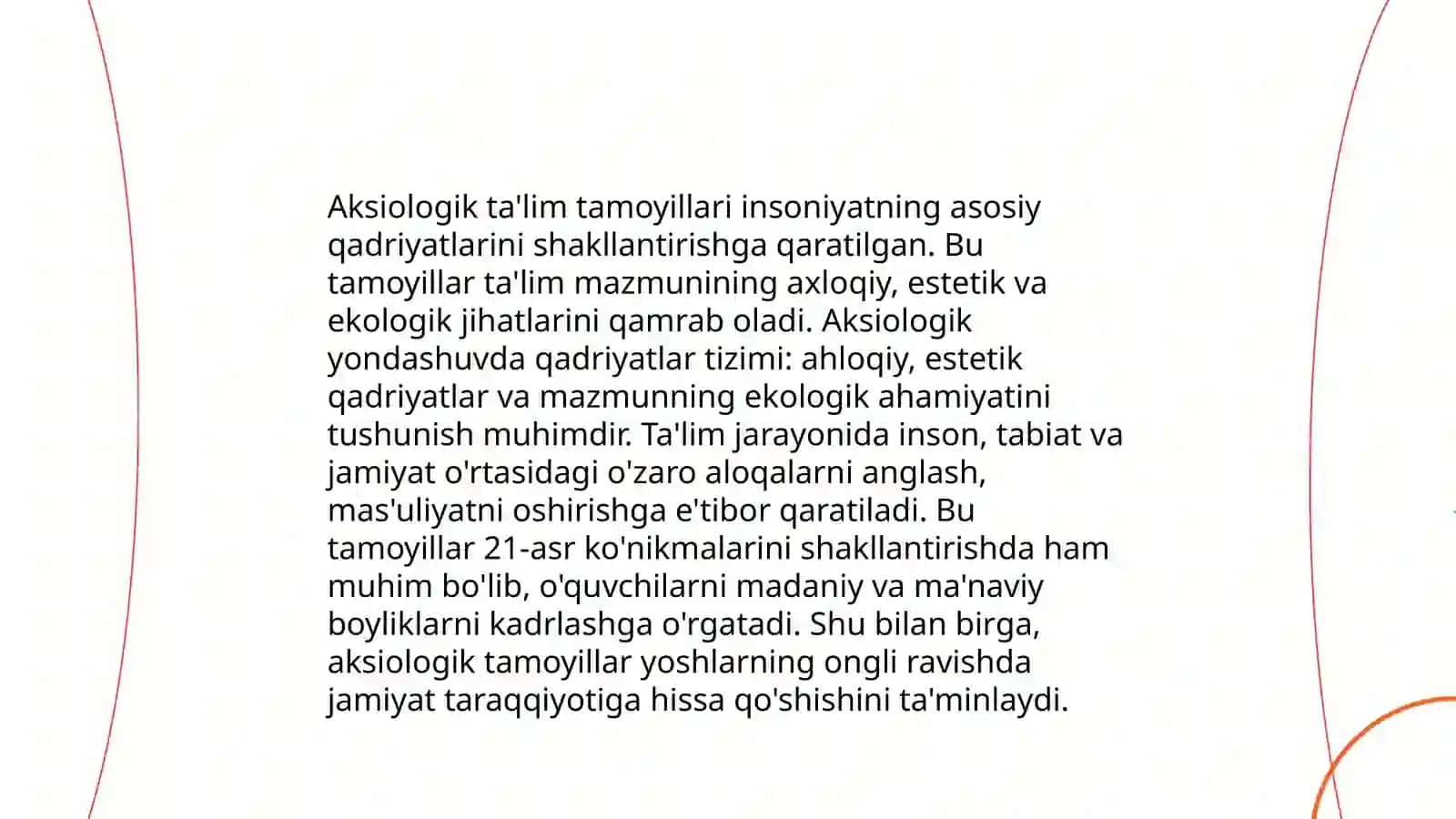 Jahon ta'lim sohasini aksiologizatsiyalash 4