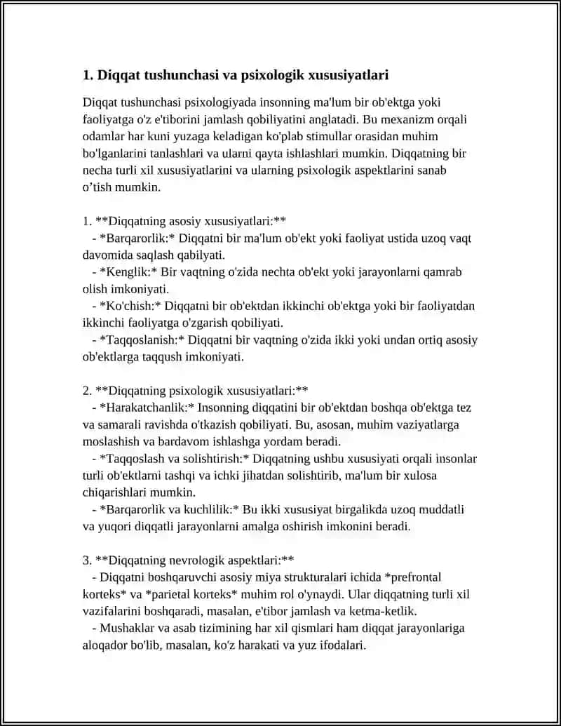 DIQQAT HAQIDA TUSHUNCHA VA UNING NERV FIZOLOGIYASI ASOSLARI 4