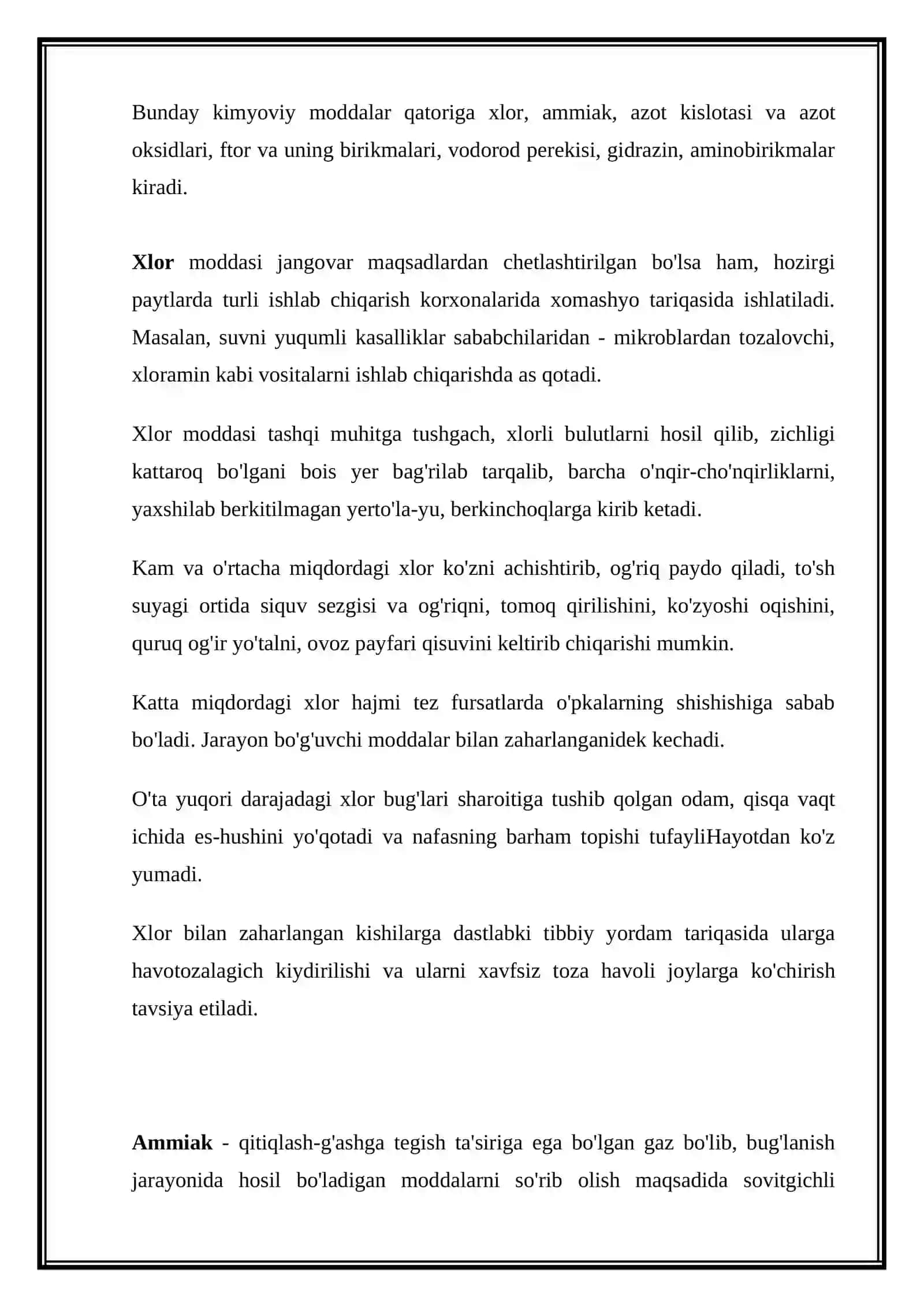 O‘tkir zaharlanishlar va ularga qarshi chora tadbirlar 4