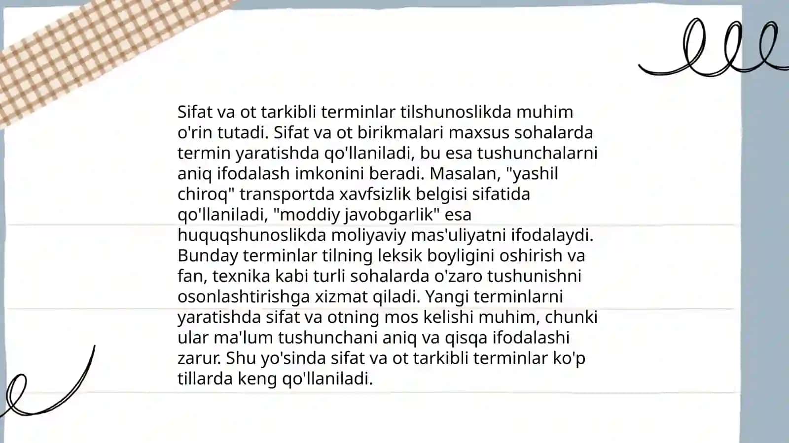 Terminlarning sintaktik tuzilishi 4