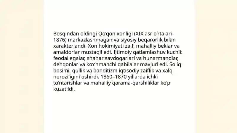 Ruslar tomonidan qoqon xonligining bosib olinishi 4