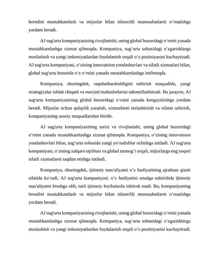 AJ sug'urta kompaniyasi 4