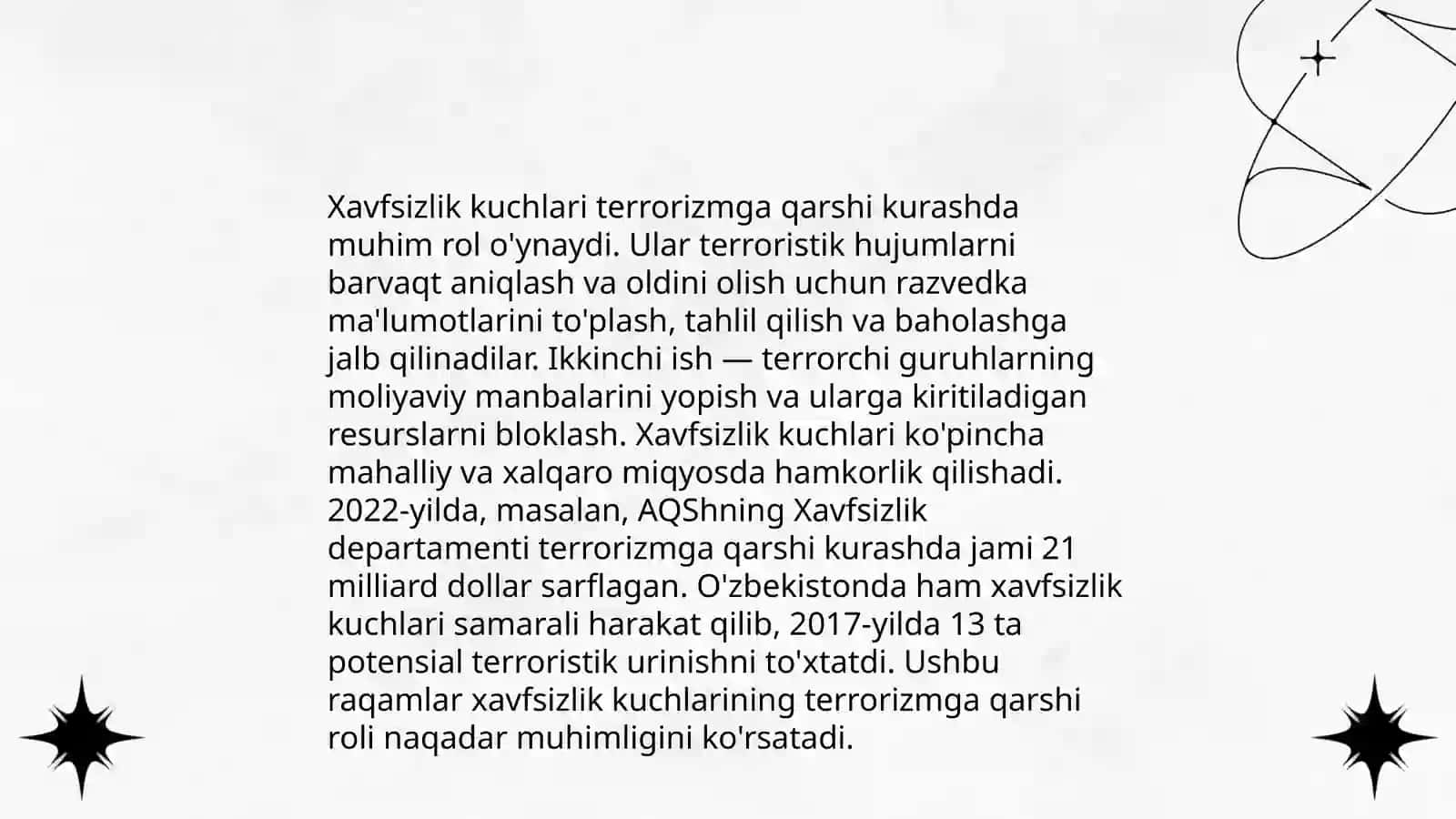 Oʻzbekistonda terarizmga qarshi kurashish 4