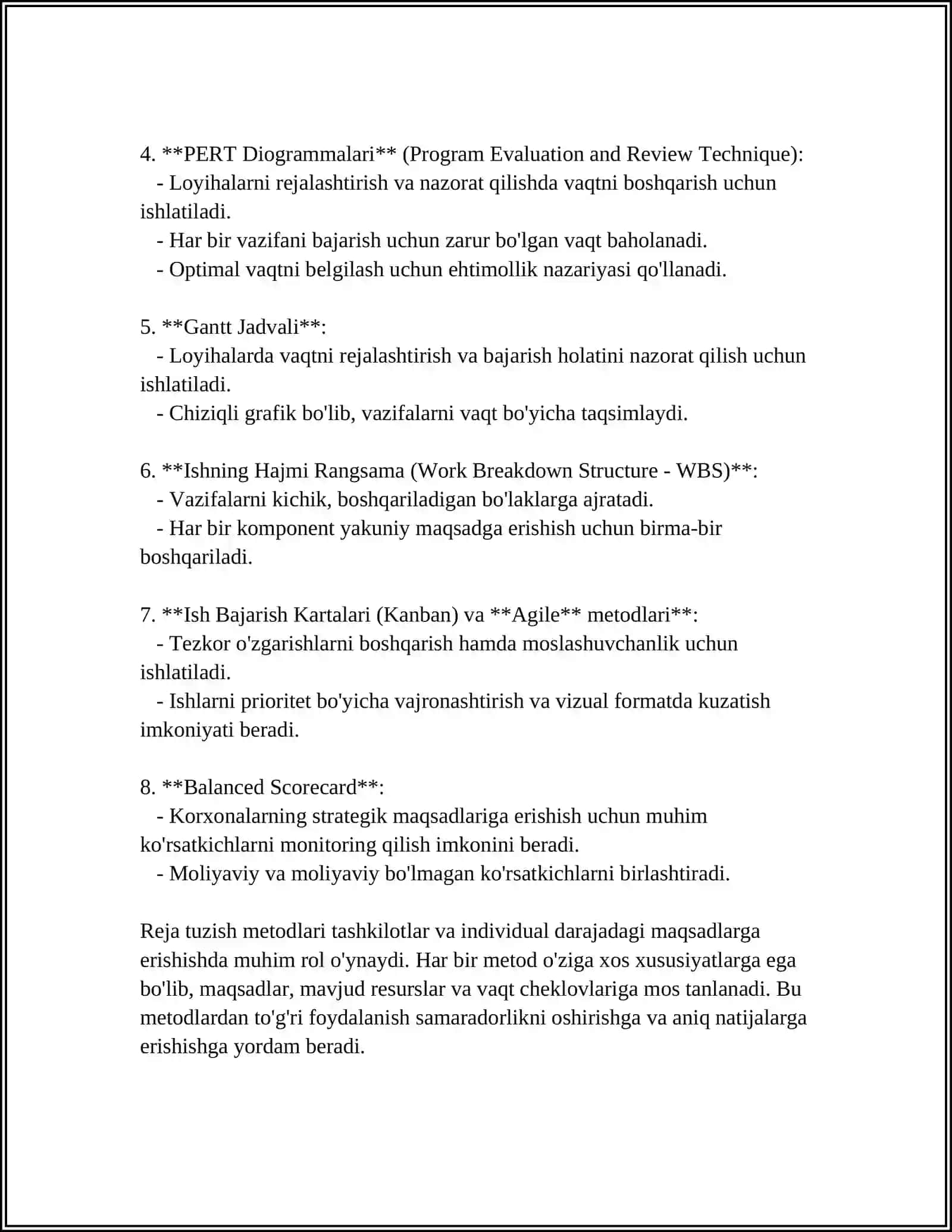 EFFEKTIV REJA VA QAYTA MODELLASH 4