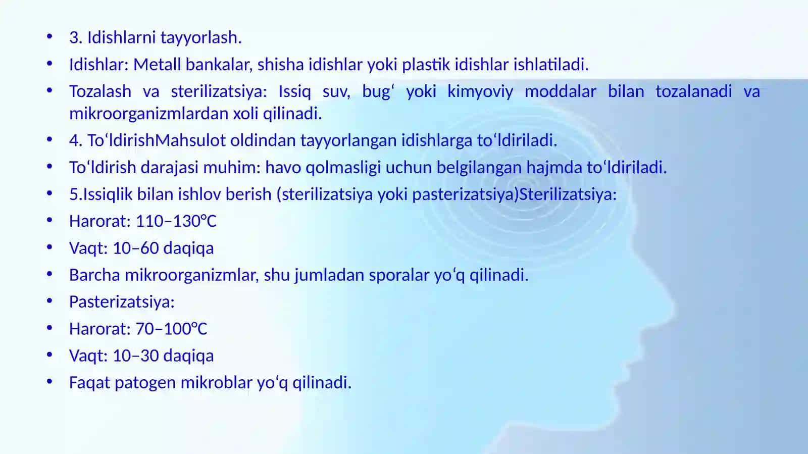 Konservalangan mahsulotlar ishlab chiqarish korxonalari qoldiq mahsulotlari utilizatsiyasi va ikkilamchi mahsulotlar olish 4