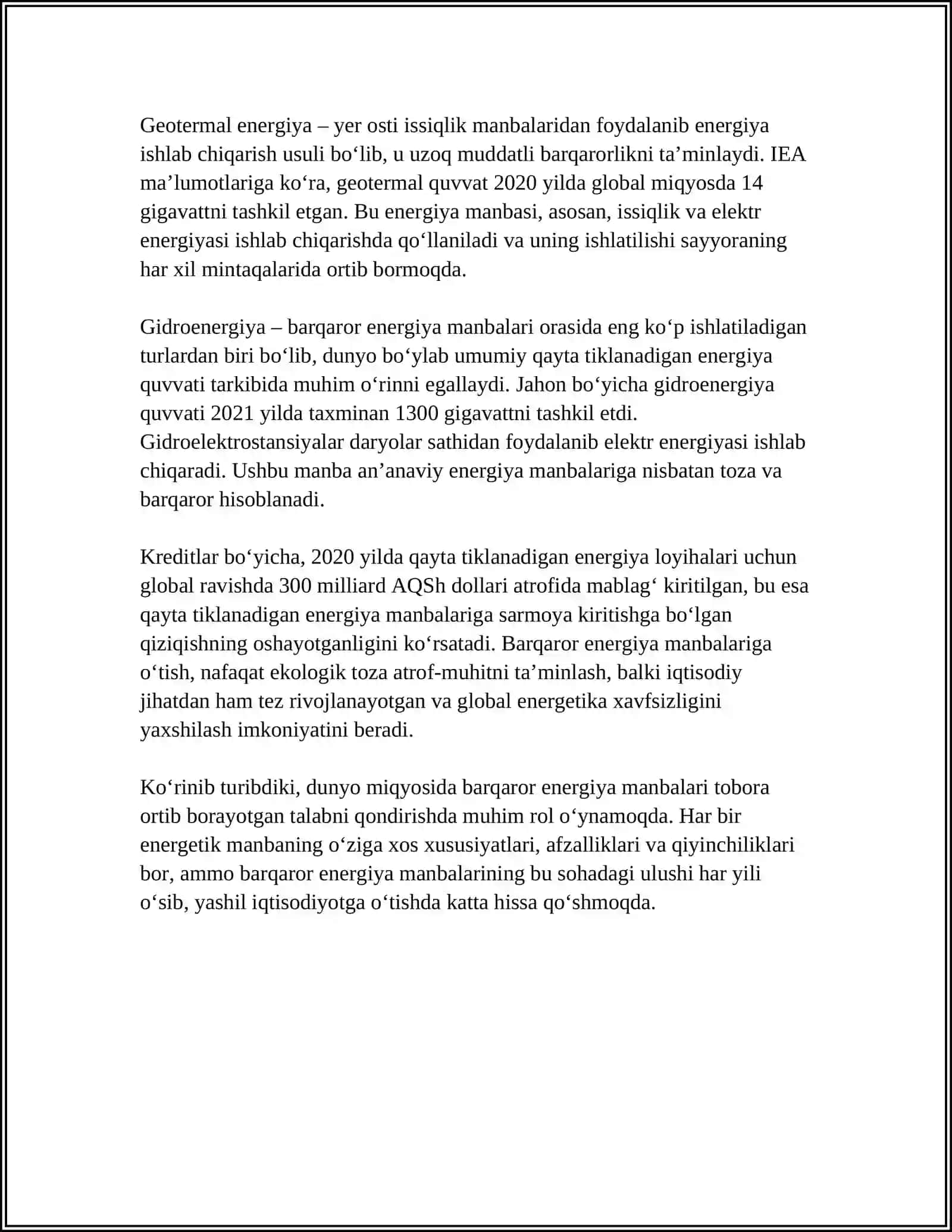 BARQAROR RIVOJLANISH MAQSADLARI 4