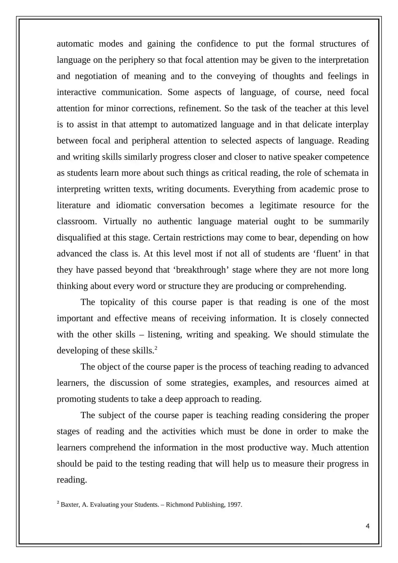Reading as an interactive process. Creating pre-, while-, post-reading activities 4