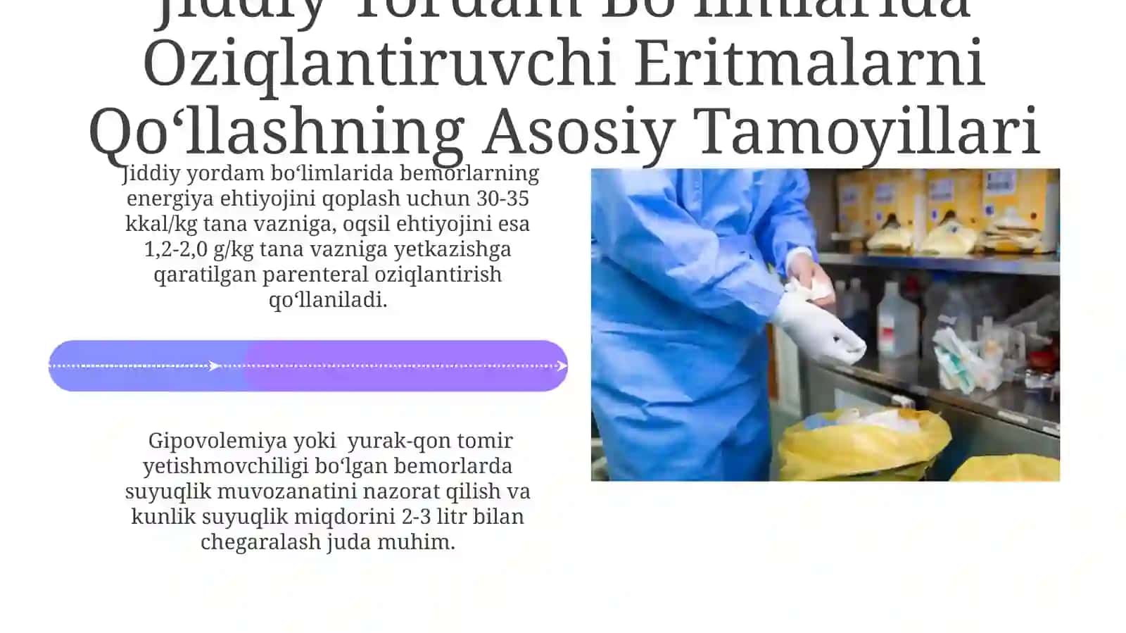 Parenteral Oziqlantirishning Turlari va Ularning Klinik Ahamiyati 4